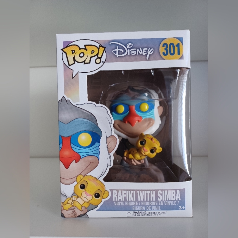 Rafiki With Simba From The Lion King 301‎ Disney Movies Vinyl Figure Funko Pop